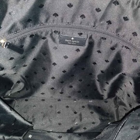 Kate Spade Black Leather Tote Bag - Picture 2 of 4